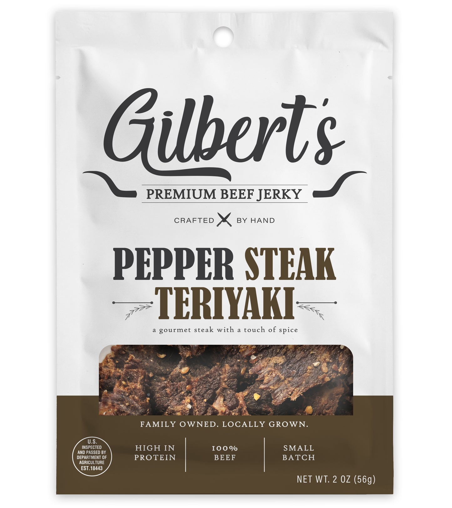Pepper Steak Teriyaki- 2oz "A gourmet steak with a touch of spice."