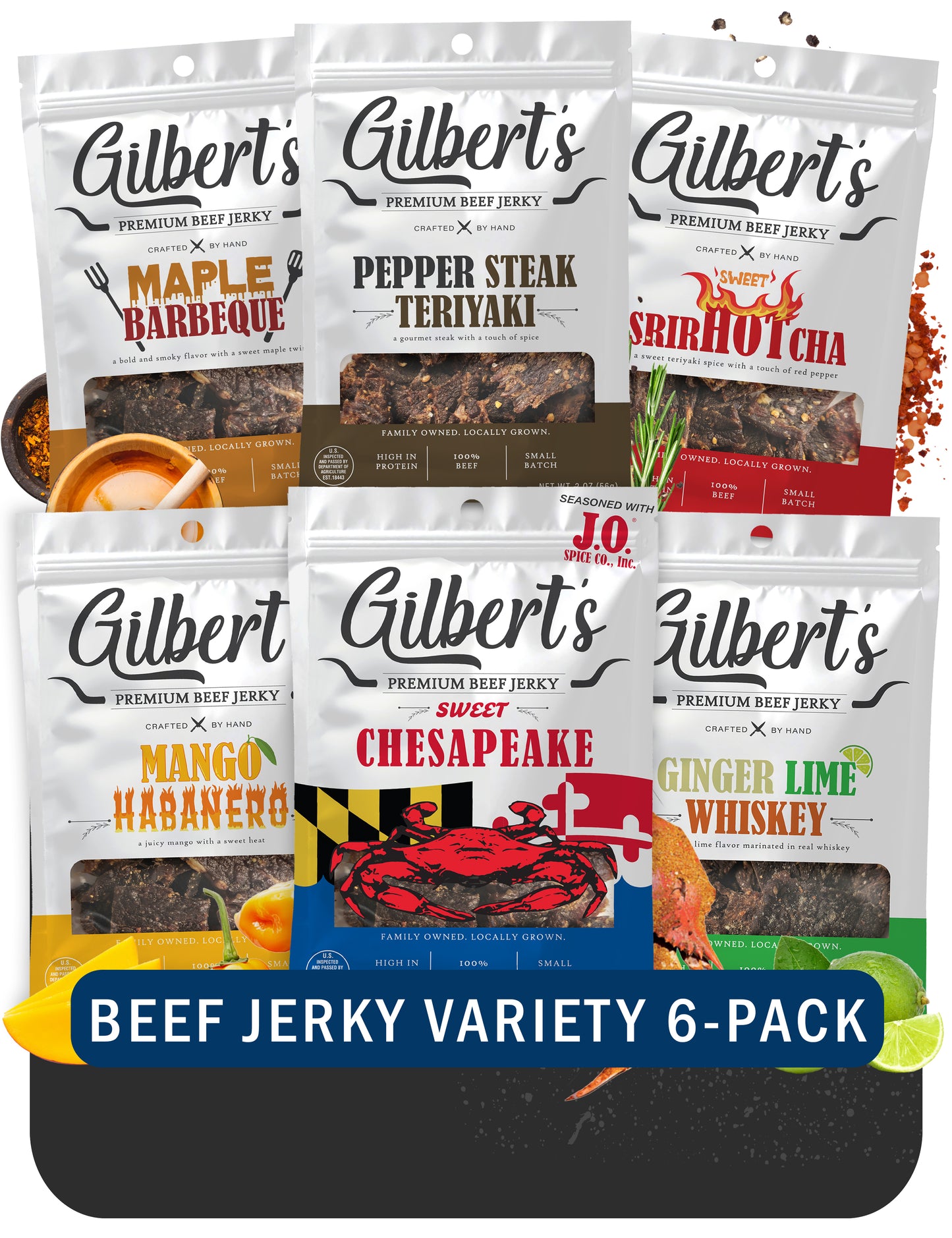 Beef Jerky Variety 6-Pack