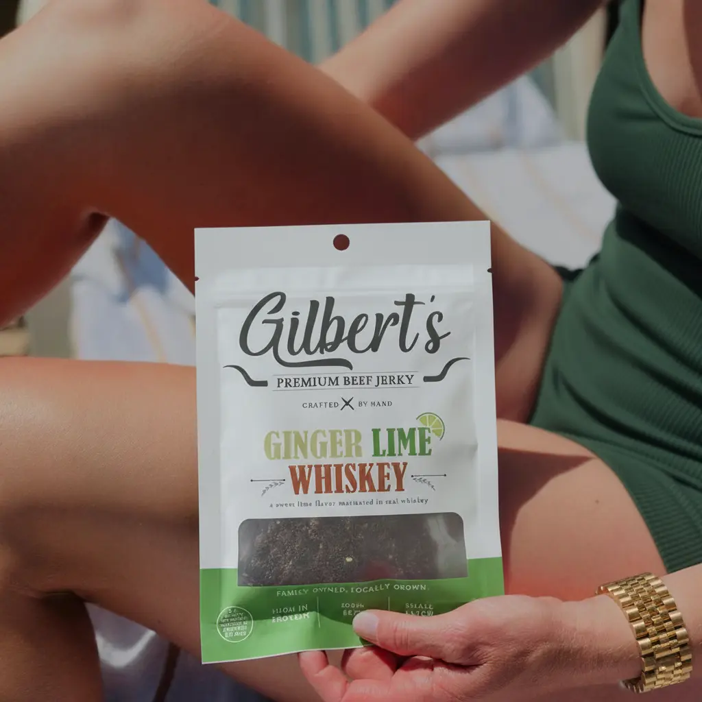 Ginger Lime Whiskey - Gilberts Premium Beef Jerky